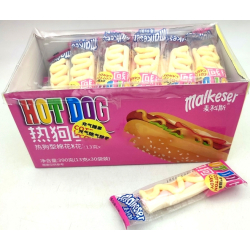 Маршмеллоу MALKESESER HOT DOG COTTON CANDY